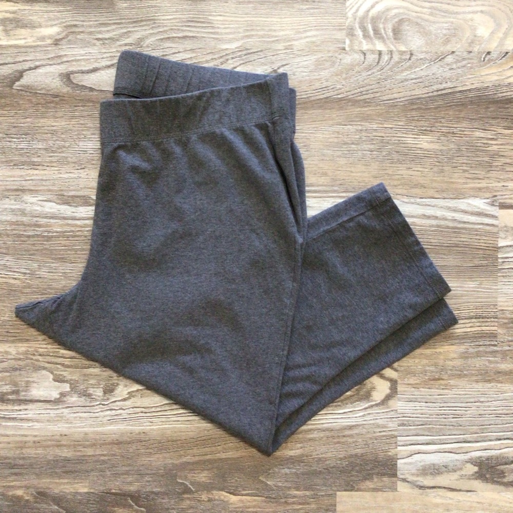 Lane Bryant Gray Pull On High Rise Athleisure Capri 18/20